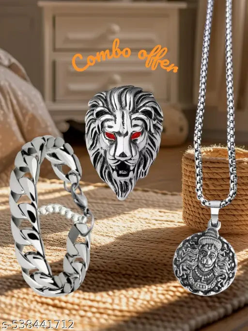 Classic Stainless Steel Silver Chain Necklace Silver Plated Chain for Men (Silver)