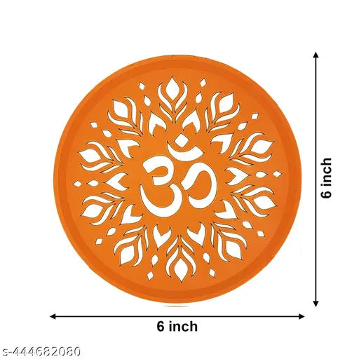 12 Circle Rangoli Making Stencils Multi Design Colorful Rangoli Making Stencils Rangoli Stencils Set for Diwali Decoration 6 Inch Round
