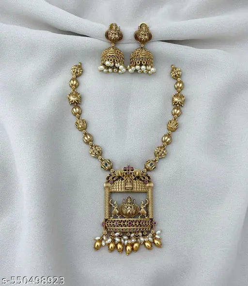 Allure Fancy Temple Jewellery Set