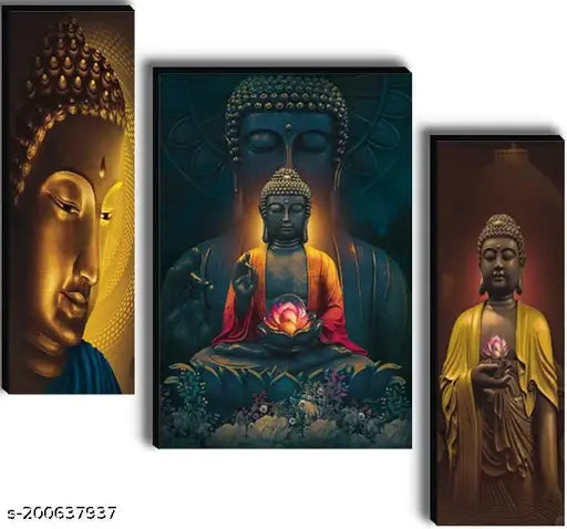 Blue Art Gallery Budha Wall Painting