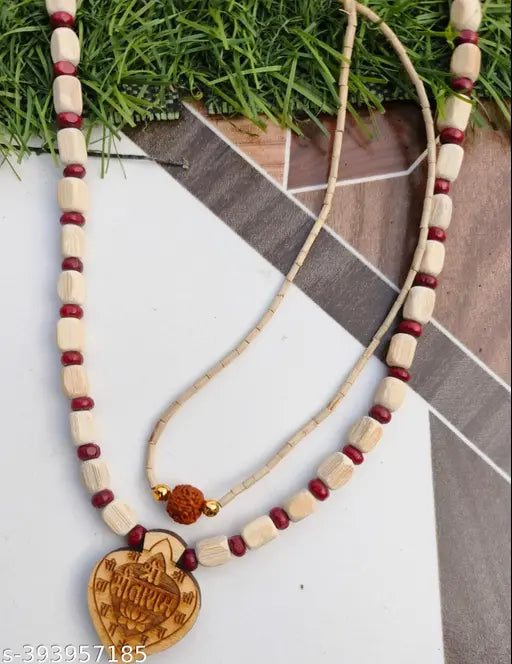 Combo of two authentic Tulsi Mala with Locket & rudraksha