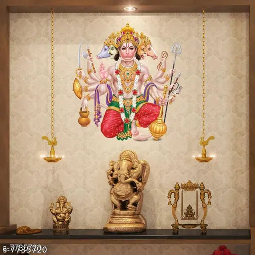 Rangoli Large Wall Sticker Waterproof and 45x50 cm Size