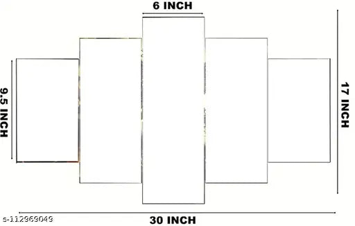 Set Of 5 Modern Art Wall Painting For Living Room /Modern art self adeshive Home decorative gift item , office , hotel MDF framed painting 17 x 30 inch