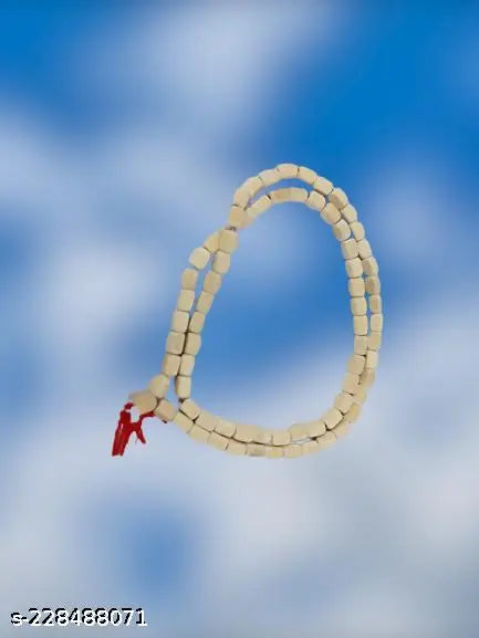 Original Squre Shape Beads Tulsi Kanthi Mala/Natural Tulasi Kanthi Mala/Original Tulsi Kanthi/ISKCON Tulsi Mala/Vaishnav Tulsi Mala/Tulsi Kanthi Mala (Neck Bead)