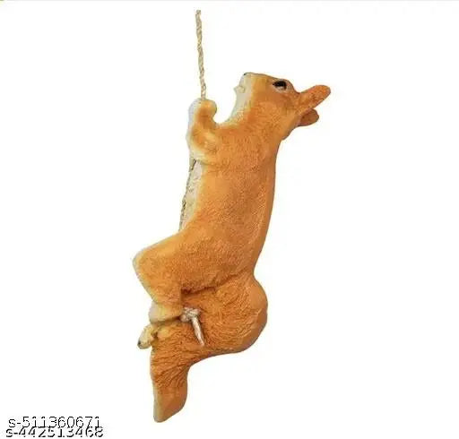 Resin Hanging Squirrel Statue for Garden Decor