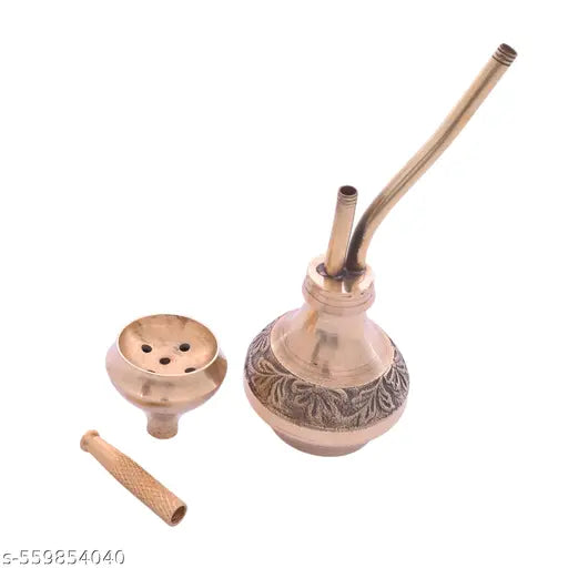 Mini Brass  Decorative Showpiece – Vintage-Brass  | Handcrafted Collectible (13.5cm x 4cm) (Medium)