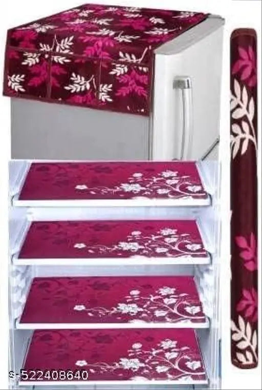 MSC Refirgerator Combo-- 1 fridge top cover, 1 Handle Cover, 4 Mats