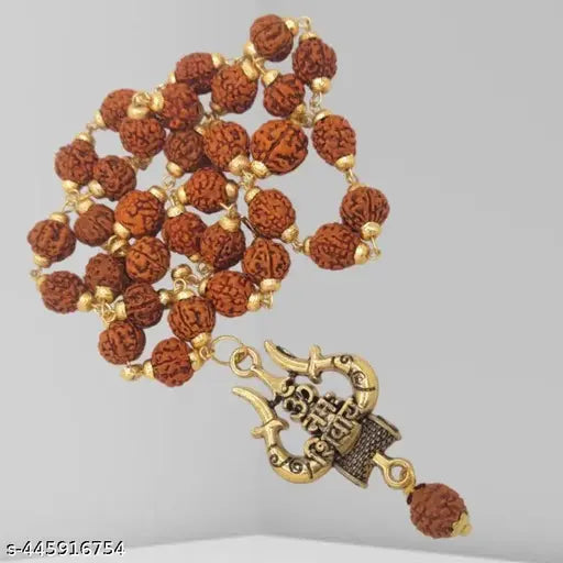 God Lord Shiva Mahadev Mahakaal Locket Pendant With Mala For Women's Model_Number_AQ0Z61