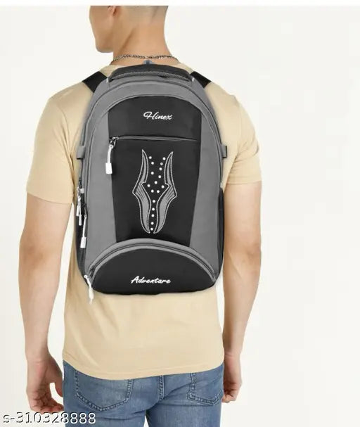 Size: M (15-30L) Smart bags Casual Waterproof Bag/Backpack for Men Women Boys Girls/Office School College Teens & Students with Rain Cover & free lunch box Poucch school bag laptop bag bags