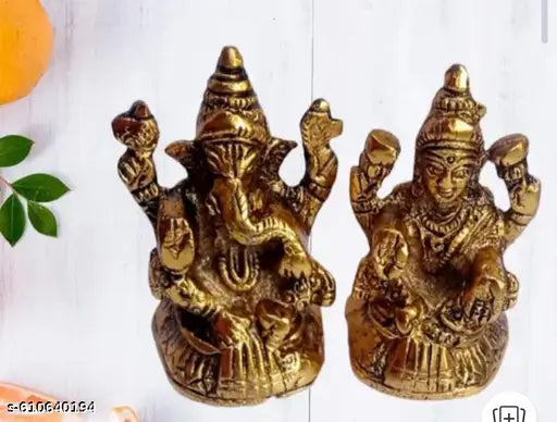 Laxmi ganesh  sada  matal murti