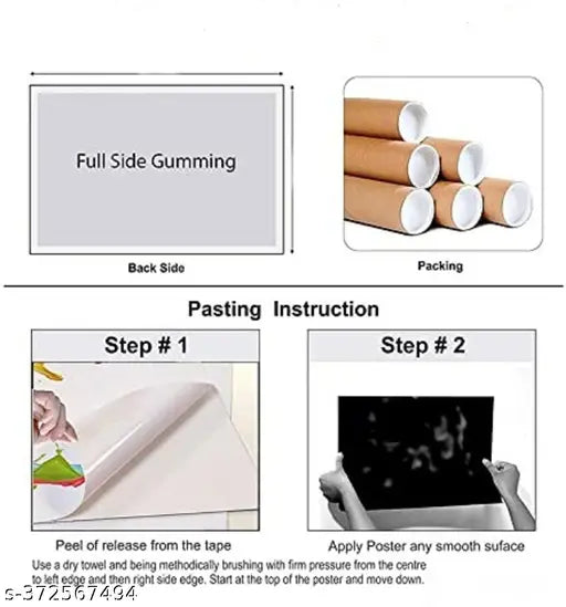 DK RAM Natural Waterfall Poster for Livingroom Home Wall Decor (Size 12x18 Inch)s4