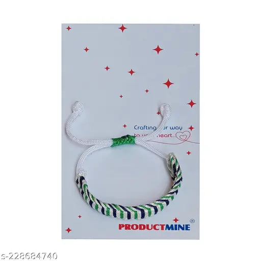 PRODUCTMINE® HANDMADE ADJUSTABLE BRACELET WRISTBAND BRACELET FRIENDSHIP BAND FOR MEN AND WOMEN SKIN FRIENDLY - MULTI COLOR