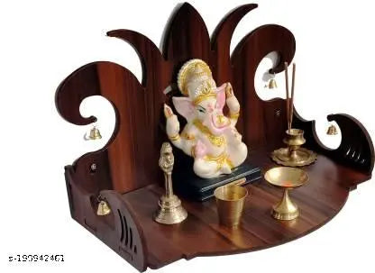 Premium Wooden Temple For Home, Office, Decor_23