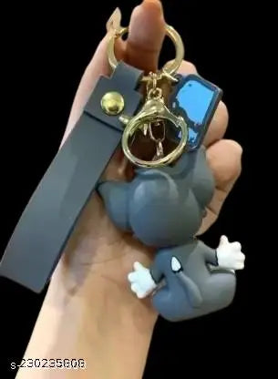 Cute Tom and Jerry Keychain for Girls and Boys Mickey Mouse Keychain Set for School Bags, Bike, Car etc Best Birthday Gifts Keychain for Kids