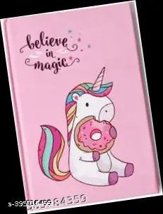 BQFY Unicorn Dairy With Pen Pencil Stationery Items Combo Set For Kids School Supplies