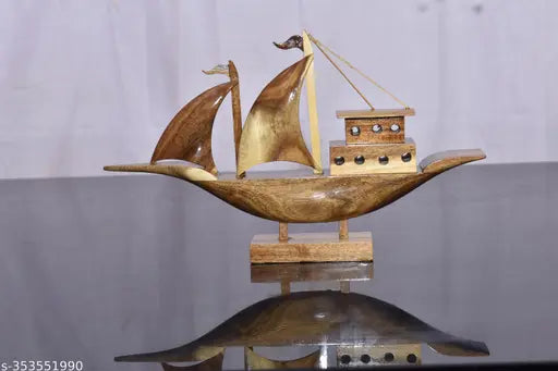 Rural Bird Wood Handicraft Ship