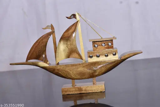 Rural Bird Wood Handicraft Ship