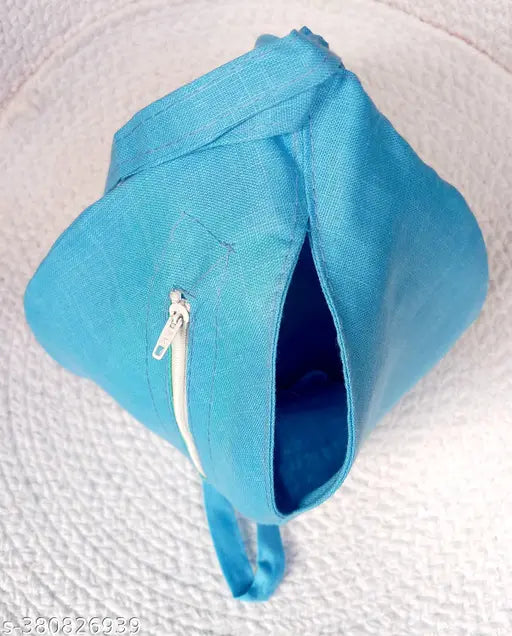 Latest Blue Green Bead Bag Cotton Japa Bag Digital Sri Radha 2 Printed | Japa Mala Bag | Gomukhi | Bead bag for Chanting Iskcon