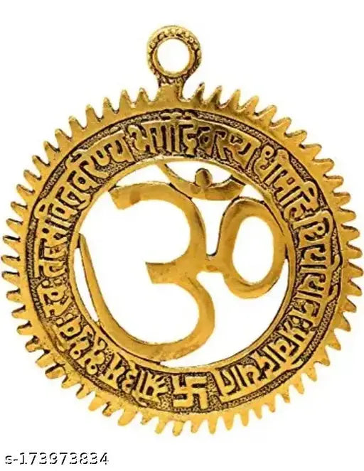 Om metal showpiece Wall hanging idol