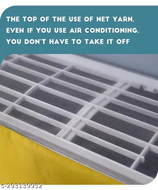 Air Conditioning Dust and running mood Cover Embroidery Designer Ac Cover for Indoor Split Ac 2.0 Ton (97 x 31 x 21 .5cm )