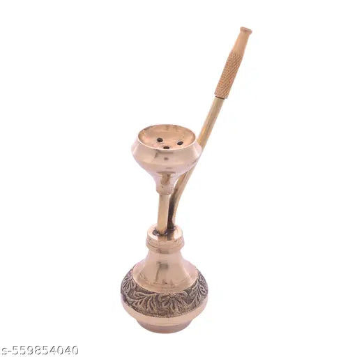 Mini Brass  Decorative Showpiece – Vintage-Brass  | Handcrafted Collectible (13.5cm x 4cm) (Medium)