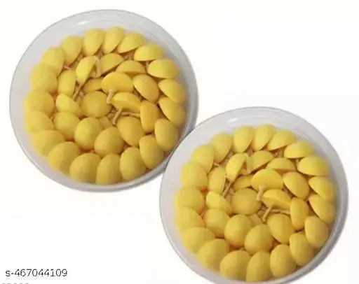 Pack of 50 Ghee Diya  Batti ,Handmade Pure Ghee Batti For Pooja Aarti