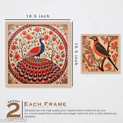 Traditional Madhubani Pichwai Wall Painting | Handcrafted Ethnic Art for Home Decor