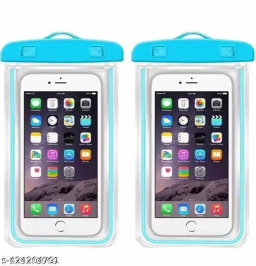 Mobile water Proof Pouch For All Mobile Dust Proof rain Pouch Waterproof Plastic Mobile Cover for All Android and iPhone Models