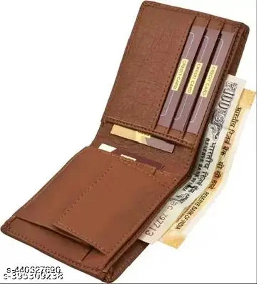 ITALI Men in Brown Artificial Leather Wallet 3 Card Slots