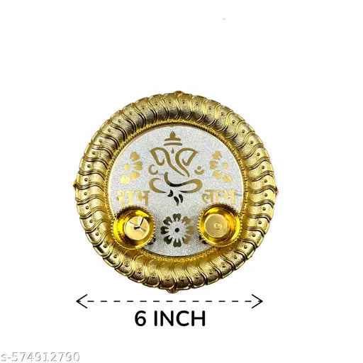 KANKAWATI Meenakari Work/Kumkum Box Plastic Chopda for Gift and Pooja Decorative