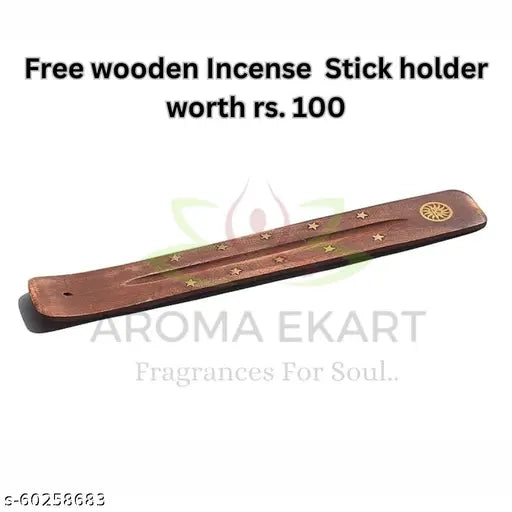 Bharat Darshan Sticks / Agarbatti Stick/Incense Packet 6 Packs x 20 Sticks Total 120 Sticks |  Get wooden incense stand free !!!!