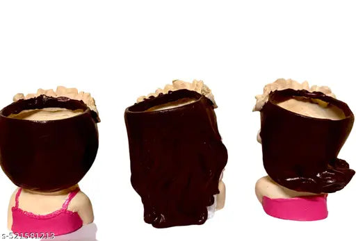 Miniature Decor Items - Cute Table Resin Showpiece Set for Home Decor Decorative Stylish Showpieces Figurines for Living Room Gifting Study Room Decoration Accessories (Sleepy Girl,