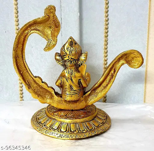 Pranjals House Beautiful Metal Ganesh  Idols & Figurines
