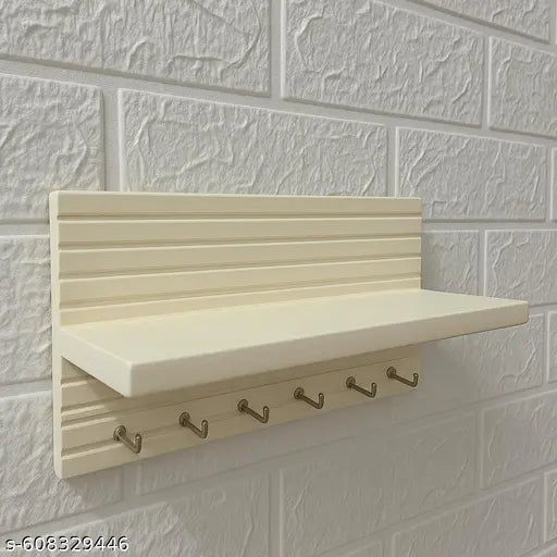 Key Holder with Shelf, Decor , Keys, Car Remote, Essential, Enterway, , Planter Box, Wallet, Sunglasses, Daily Essentials, Modern, 7 Hooks, Easy to Mount