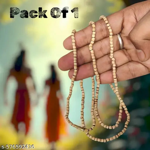 Original 108 beads tulasi kanthi tulsi mala puja pooja jap pack of 1