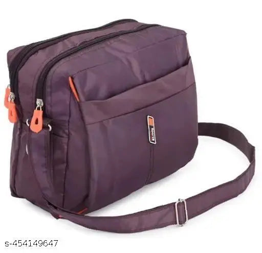 Nylon Sling Bag | Cross Body Bag | Stylish Side Bag For Men & Women || Sling Bags For Men & Women || Polyester Sling Bags || Cross Body Sling Bag (Pack Of 1)