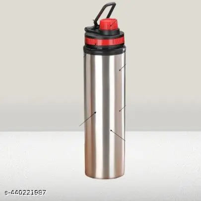 JASMIT Eco Sipper Stainless Steel Single Wall Water Bottle with Flip Cap/Fridge Refrigerator Bottle/ 100% Leak Proof/Office Bottle/School Bottle, 900 ML