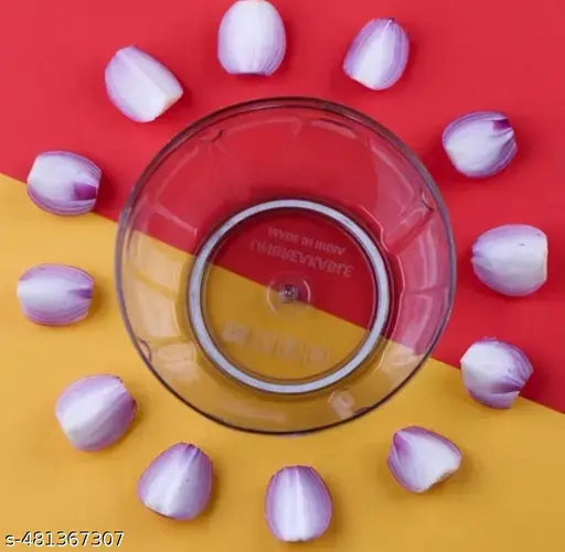 halston  Manual Hand Press Push Chopper Mixer Cutter with Blades for Effortless Chopping Vegetables Cut Onion, Salad, Tomato, Potato & Fruits (650 ML) (Multicolor)