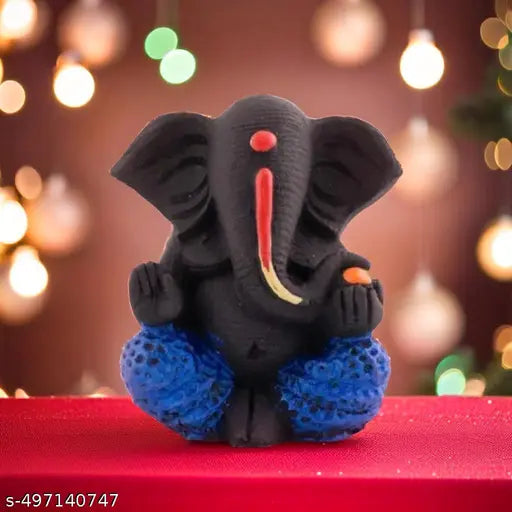 Ganesh Chaturthi Special White Ganesha with Diamonds & Tricolor Brass Base