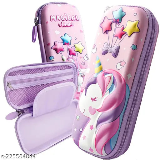 Pencil Pouches for Kids, Stylish Cartoon Pouch for Girls, Pencil Case for Girls and Boys, Pencil Pouches - Pencil Pouches for Kids, Stationary Organizer