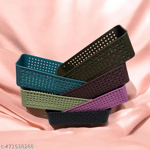 Pack of 6 | Bathroom Organiser | Desk Organizers for Staitionary Jwellery Tool Cabinet for Bedroom or Washroom Kitchen Office 030