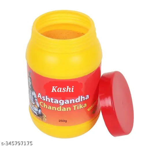 Kashi Pure Astagandha Yellow Powder Chandan Tika (pack of   500 g )