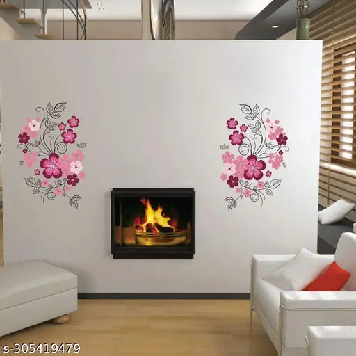 VINE FLOWER WALL STICKER