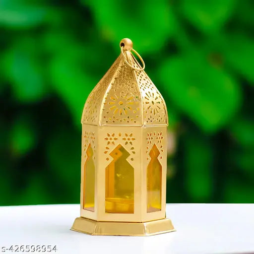 Deco Crafts - Metal Moraccan Lanterns for Hanging & Table Top ( PACK OF 02 PCS ) Home, Office, Restaurant & Hotel Use !!! SHOP NOW !!!