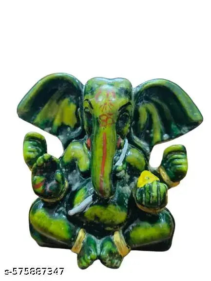 Gapati ji Sitting    Statue Home/Office/Decoration/Gifting Item Decorative Showpiece - 8 cm