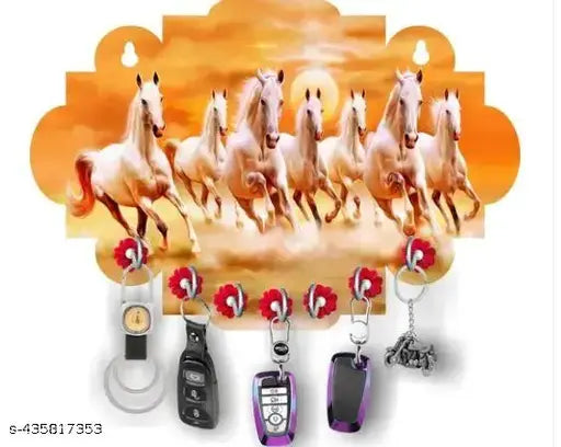 Sketchfab Beautiful seven horse key holder for home and kitchen uses | key hanger | key holder