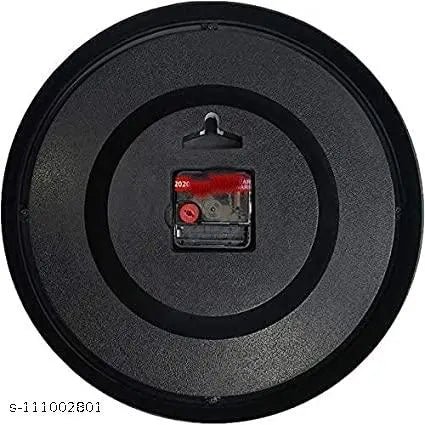 Tushar enterprises Analog 26 cm X 26 cm Wall Clock  (Multicolor, With Glass)