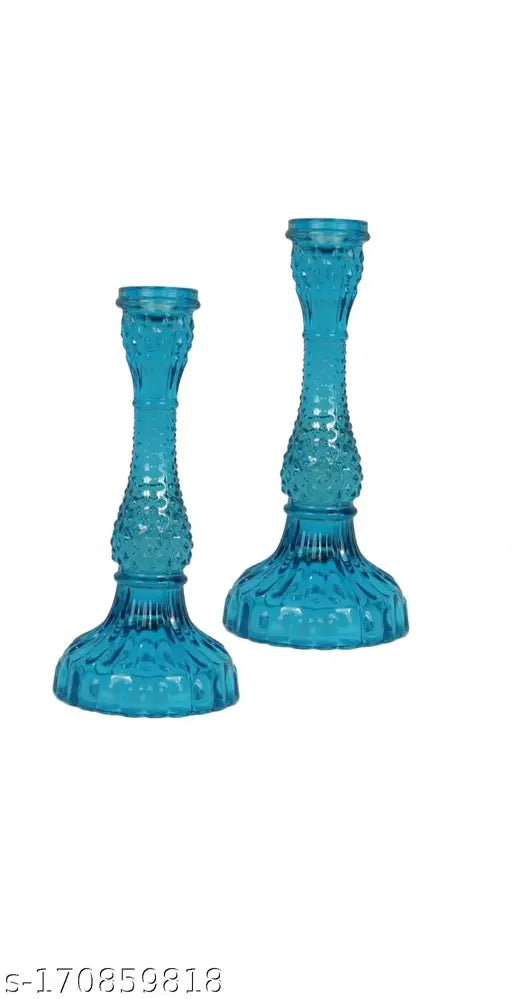 Candle stand high finish fancy (two Piece))