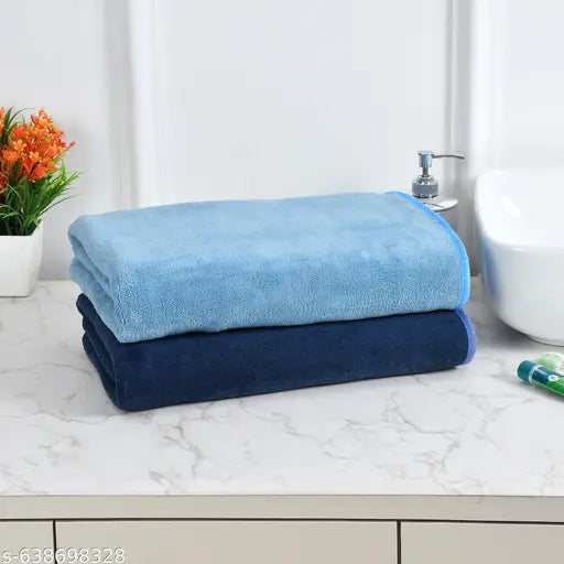 Pack of  2 Bath Towel Microfiber  70x140 CM Large Towel