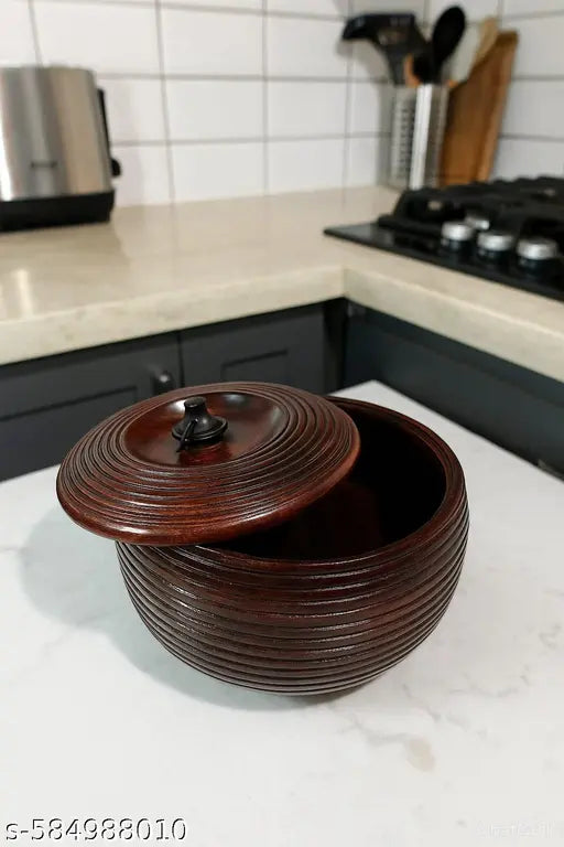Wooden Chapati POT Roti  Container